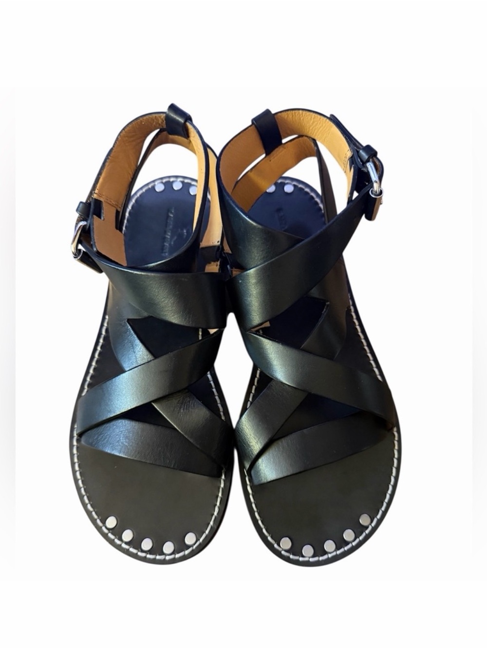 Woman’s Sandals Isabel Marant , Black Leather - Picture 2 of 8